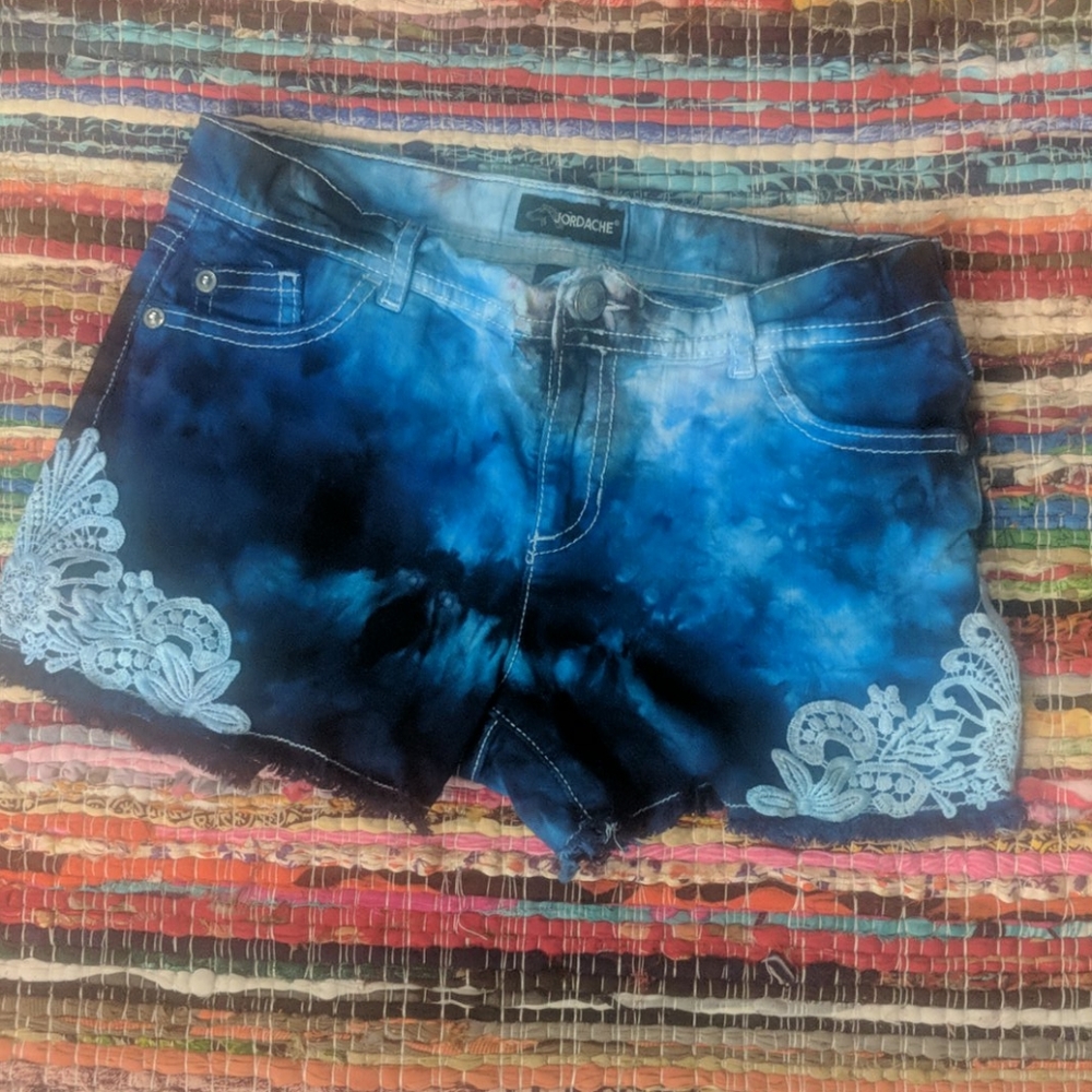 Tie dye shorts